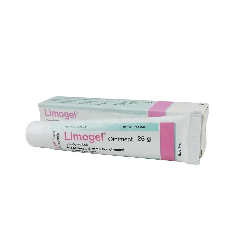 Pack Image: Limogel 15% Ointment (25 gm tube)