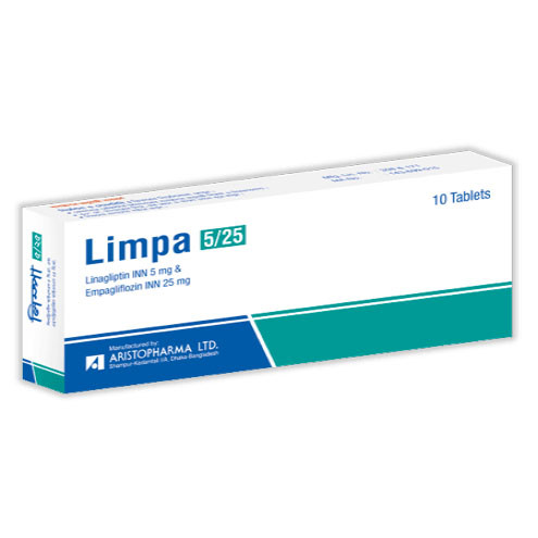 Pack Image: Limpa 25 mg Tablet (1 x 10)