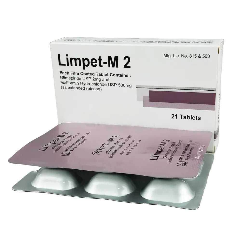 Pack Image: Limpet-M 2 mg Tablet (3 x 7)