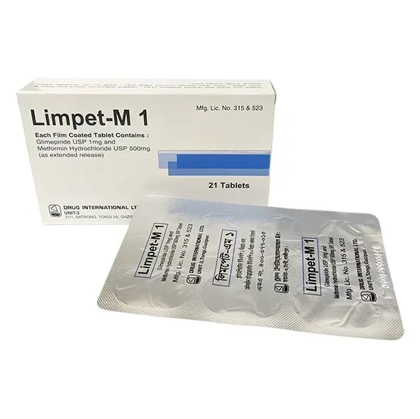 Pack Image: Limpet-M 1 mg Tablet (3 x 7)