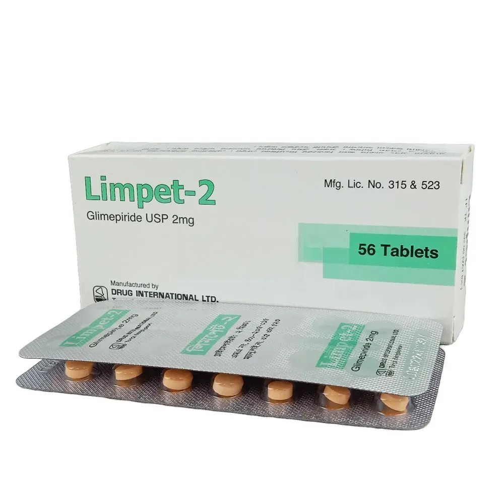 Pack Image: Limpet 2 mg Tablet (4 x 14)