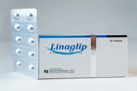 Pack Image: Linaglip 5 mg Tablet (3 x 10)