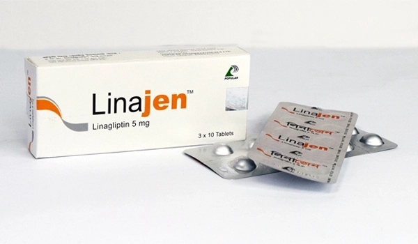 Pack Image: Linajen 5 mg Tablet (3 x 10)