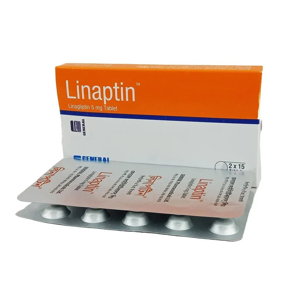 Pack Image: Linaptin 5 mg Tablet (2 x 15)