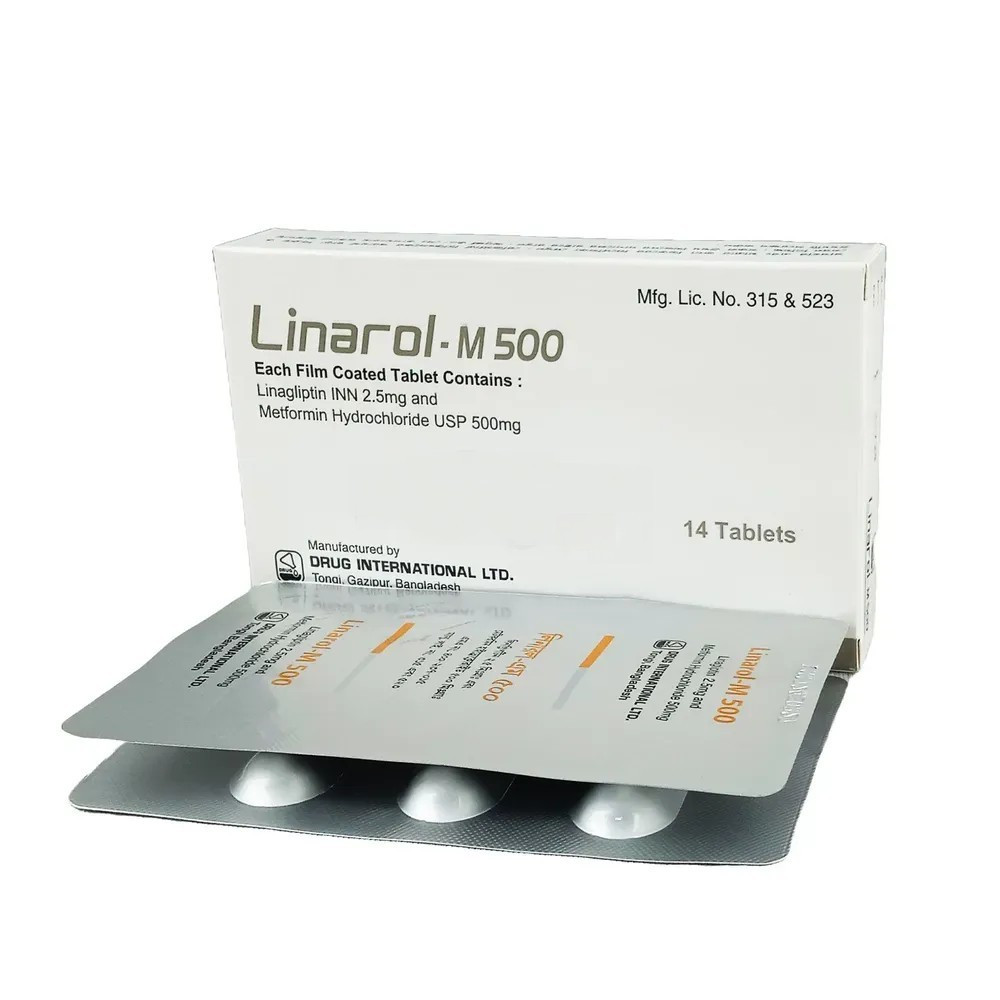 Pack Image: Linarol-M 2.5 mg Tablet (2 x 7)