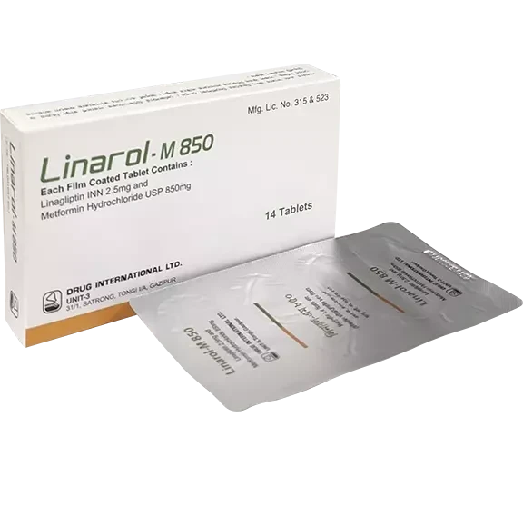 Pack Image: Linarol-M 2.5 mg Tablet (2 x 7)