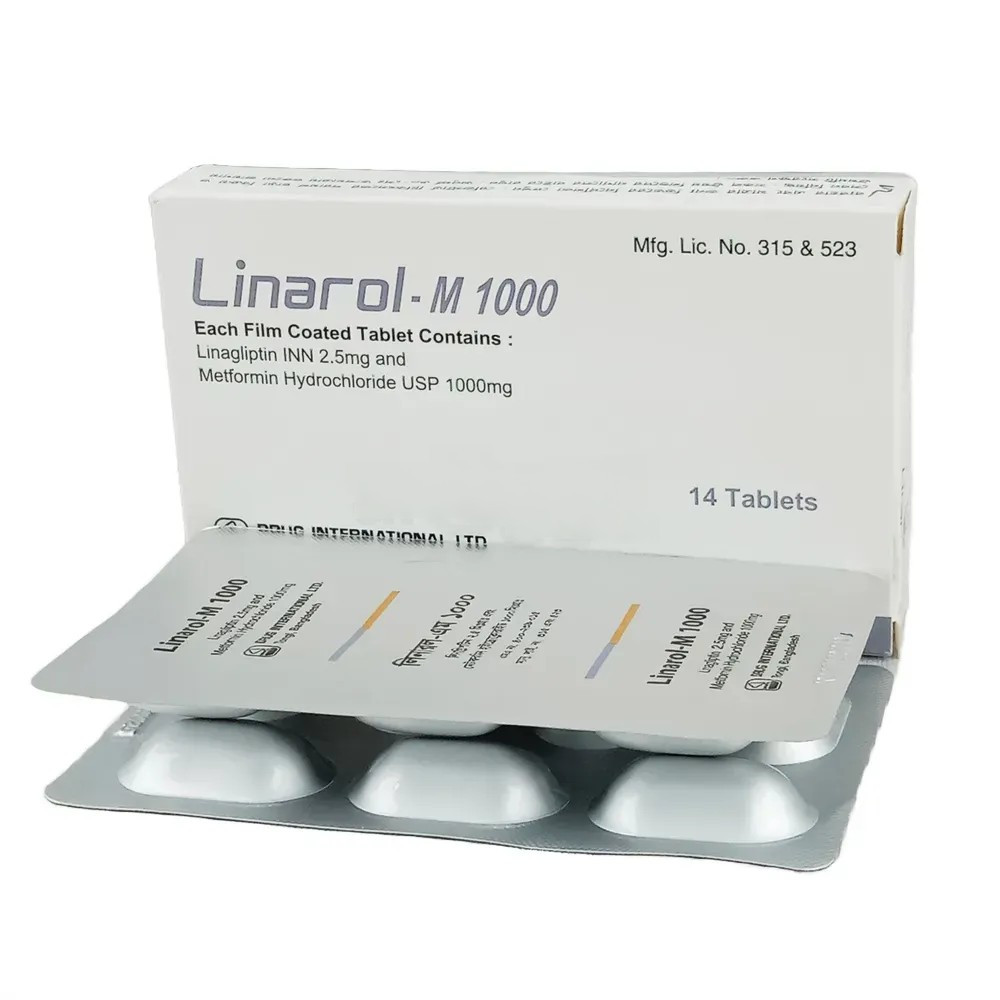 Pack Image: Linarol-M 2.5 mg Tablet (2 x 7)