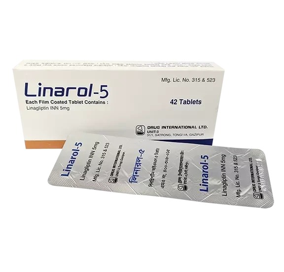Pack Image: Linarol 5 mg Tablet (3 x 14)