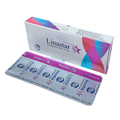 Pack Image: Linastar 5 mg Tablet (3 x 10)