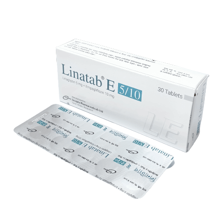 Pack Image: Linatab E 10 mg Tablet (3 x 10)