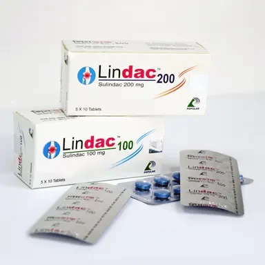 Pack Image: Lindac 200 mg Tablet (5 x 10)
