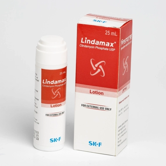 Pack Image: Lindamax 1% Lotion (25 ml bottle)