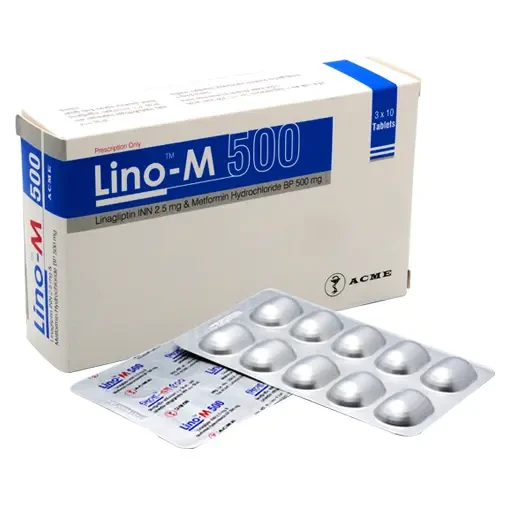 Pack Image: Lino-M 2.5 mg Tablet (3 x 10)