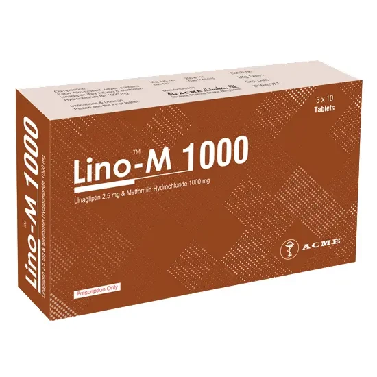 Pack Image: Lino-M 2.5 mg Tablet (3 x 10)