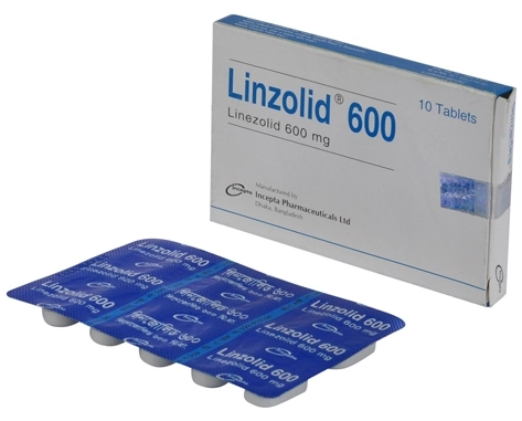 Pack Image: Linzolid 600 mg Tablet (1 x 10)
