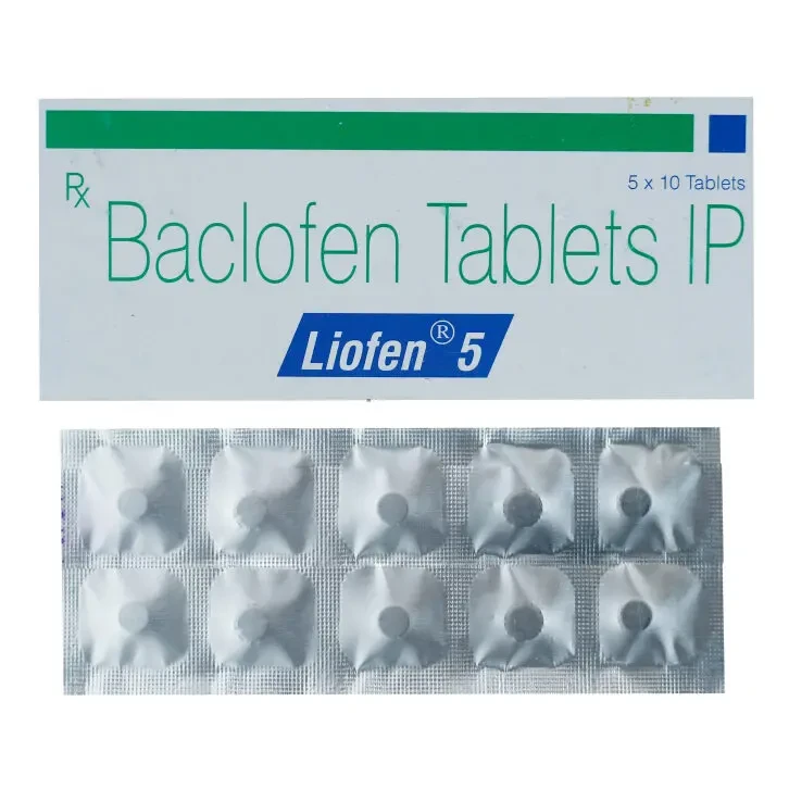 Pack Image: Liofen 5 mg Tablet (5 x 10)