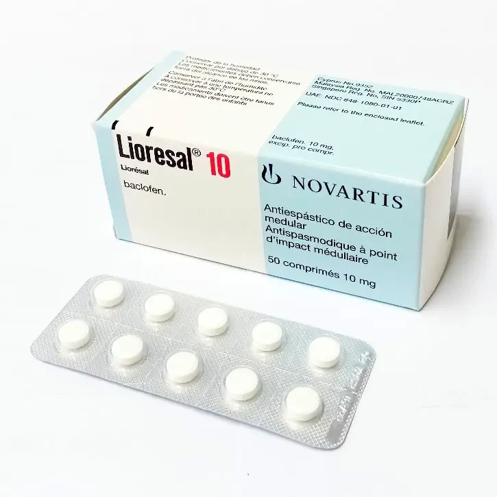 Pack Image: Lioresal 10 mg Tablet (5 x 10)