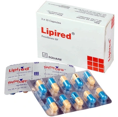 Pack Image: Lipired 200 mg Capsule (3 x 10)
