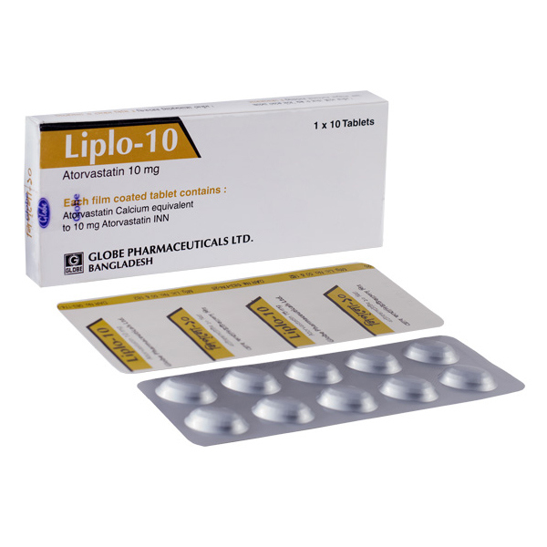 Pack Image: Liplo 10 mg Tablet (3 x 30)