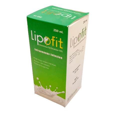 Pack Image: Lipofit 10% Injection (250 ml bottle)