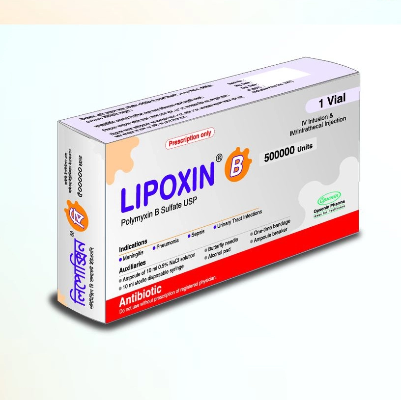 Pack Image: Lipoxin B 5 lac Injection (5 lac unit vial)