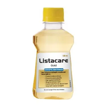 Pack Image: Listacare Gold  Mouthwash (120 ml bottle)