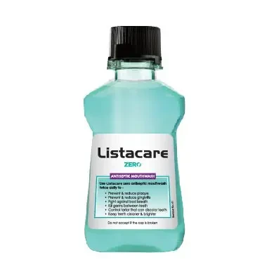Pack Image: Listacare Zero (91 mg Mouthwash (120 ml bottle)