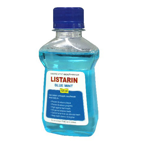 Pack Image: Listarin  Mouthwash (120 ml bottle)