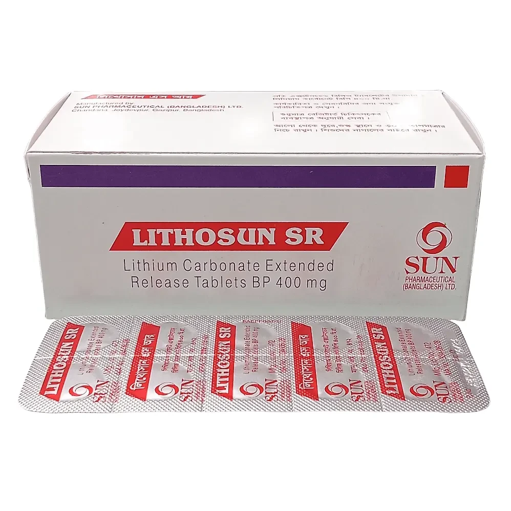 Pack Image: Lithosun SR 400 mg Tablet (10 x 10)