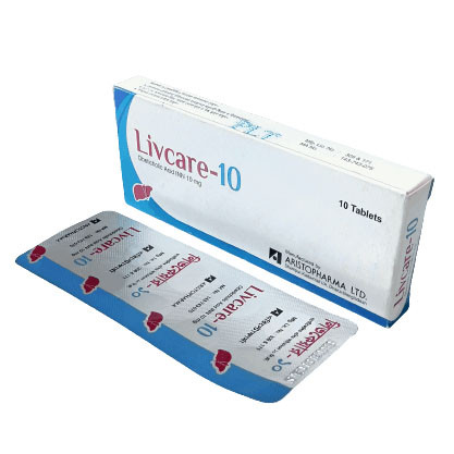 Pack Image: Livcare 10 mg Tablet (1 x 10)