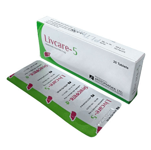 Pack Image: Livcare 5 mg Tablet (2 x 10)