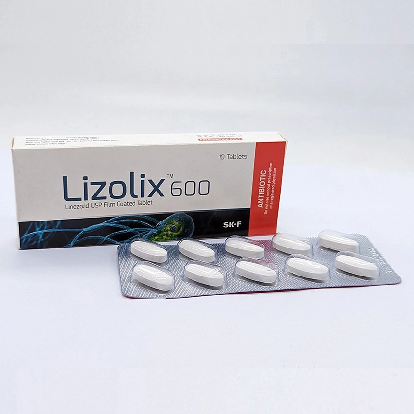 Pack Image: Lizolix 600 mg Tablet (1 x 10)