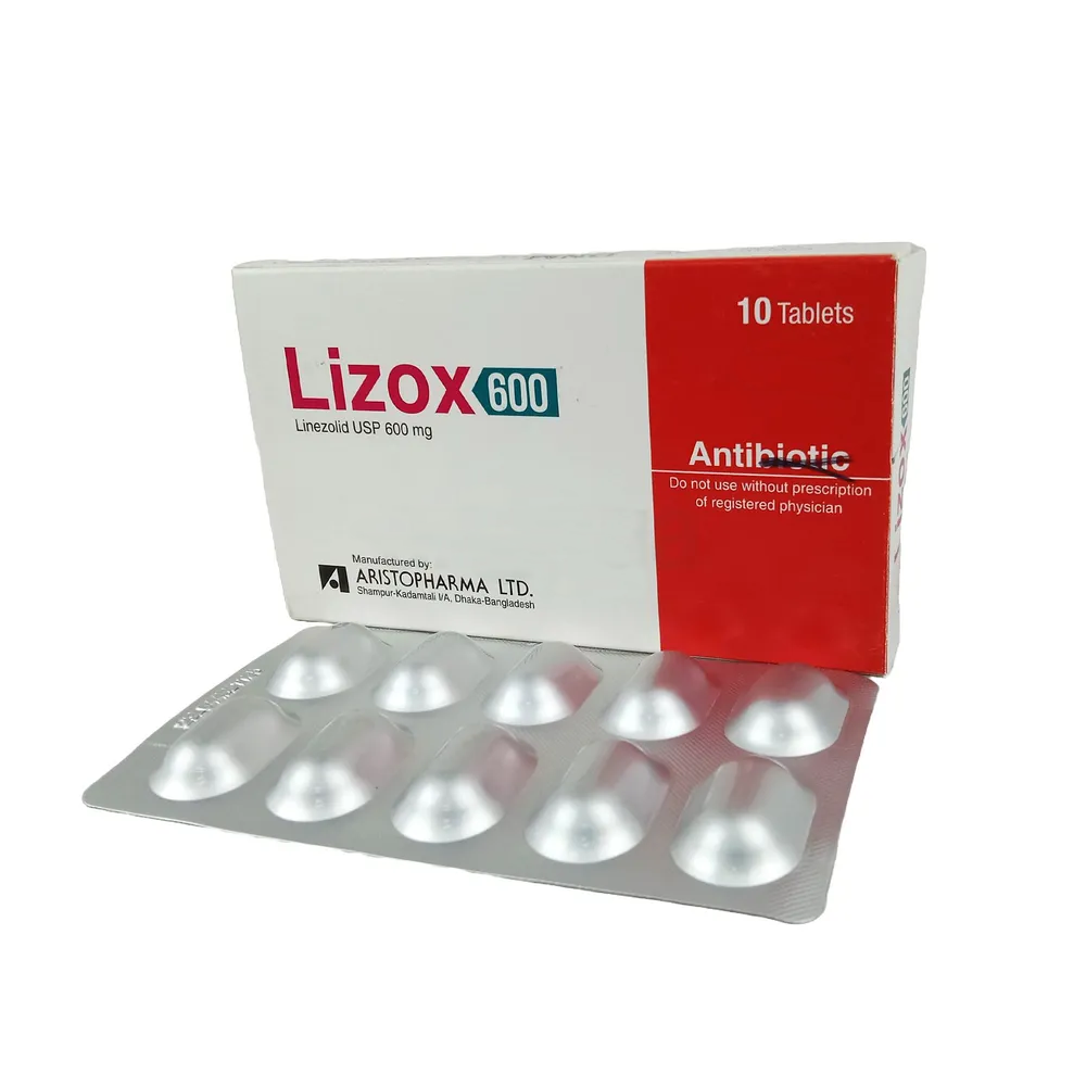Pack Image: Lizox 600 mg Tablet (1 x 10)