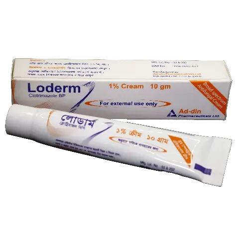 Pack Image: Loderm 1% Cream (10 gm tube)