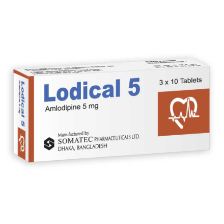 Pack Image: Lodical 5 mg Tablet (3 x 10)