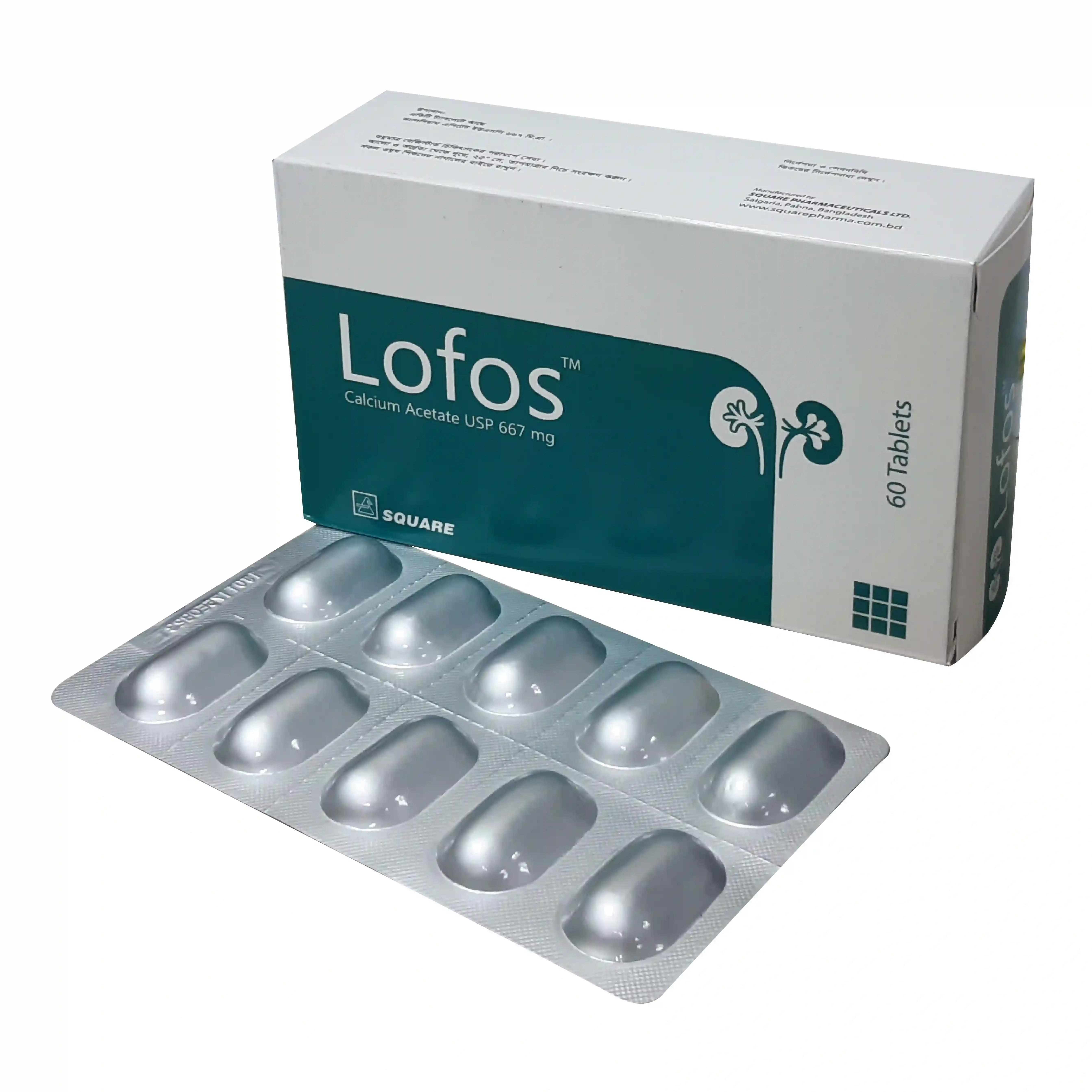 Pack Image: Lofos 667 mg Tablet (6 x 10)