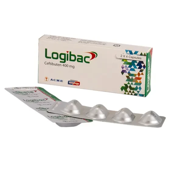 Pack Image: Logibac 400 mg Capsule (2 x 4)