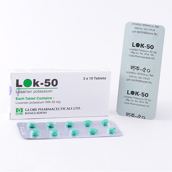 Pack Image: Lok-50 50 mg Tablet (3 x 10)