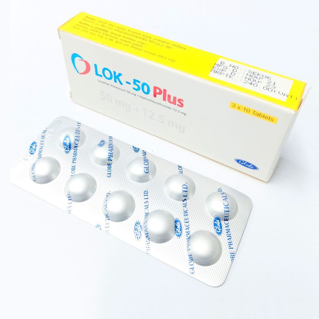 Pack Image: Lok-50 Plus 50 mg Tablet (3 x 10)