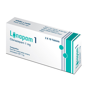 Pack Image: Lonapam 1 mg Tablet (3 x 10)