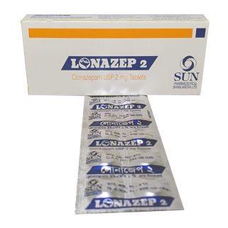 Pack Image: Lonazep 2 mg Tablet (5 x 10)