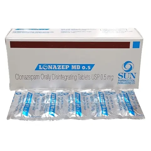 Pack Image: Lonazep MD 0.5 mg Tablet (10 x 10)