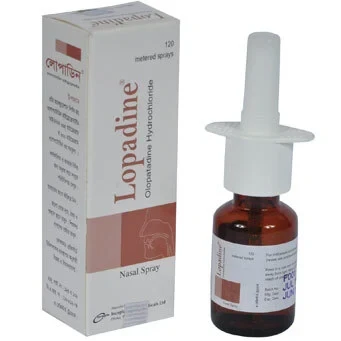 Pack Image: Lopadine 665 mcg Nasal Spray (120 metered sprays)