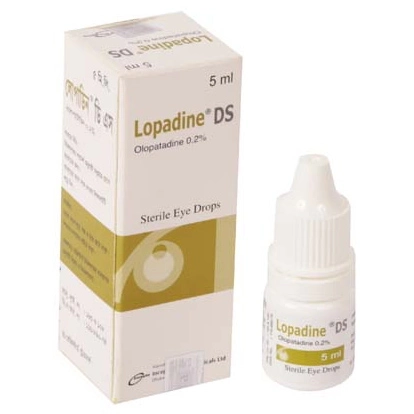 Pack Image: Lopadine DS 0.2% Eye Drop (5 ml drop)