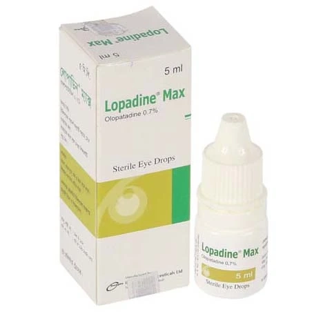 Pack Image: Lopadine Max 0.7% Eye Drop (5 ml drop)