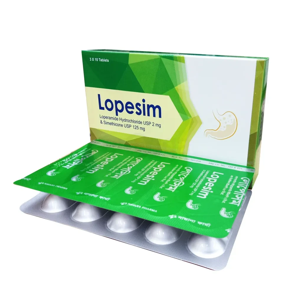 Pack Image: Lopesim 2 mg Tablet (3 x 10)