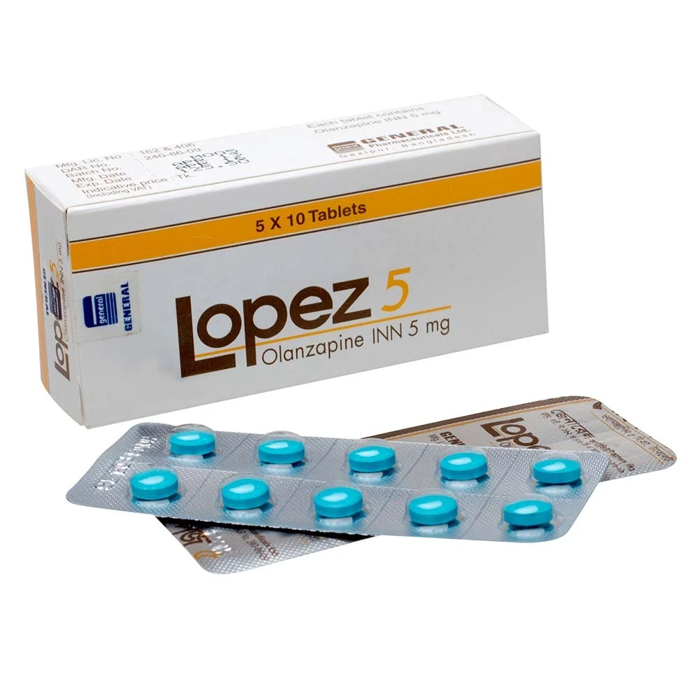 Pack Image: Lopez 5 mg Tablet (7 x 10)