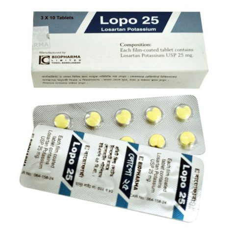 Pack Image: Lopo 25 mg Tablet (3 x 10)