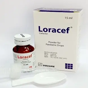 Pack Image: Loracef 125 mg Pediatric Drop (15 ml bottle)
