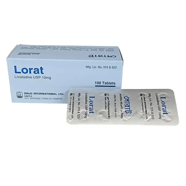 Pack Image: Lorat 10 mg Tablet (10 x 10)